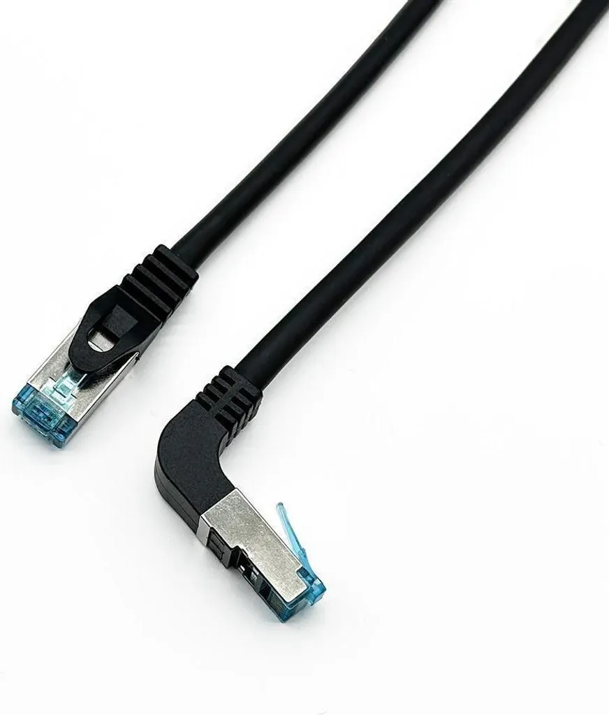 Cavo Rete Cat6A S/FTP 1m Equip 605890 LSZH Nero | Alta Sicurezza 10G