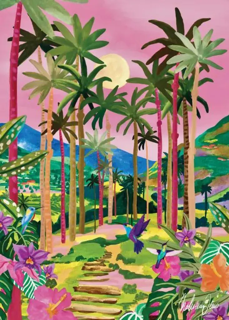 Puzzle 500 pièces coloré Cocora-Tal pour adulte et ado