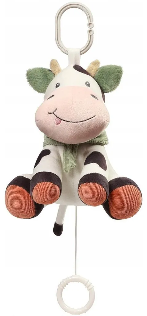 Aider bébé à s'endormir avec la peluche vache musicale Bingo Babyono
