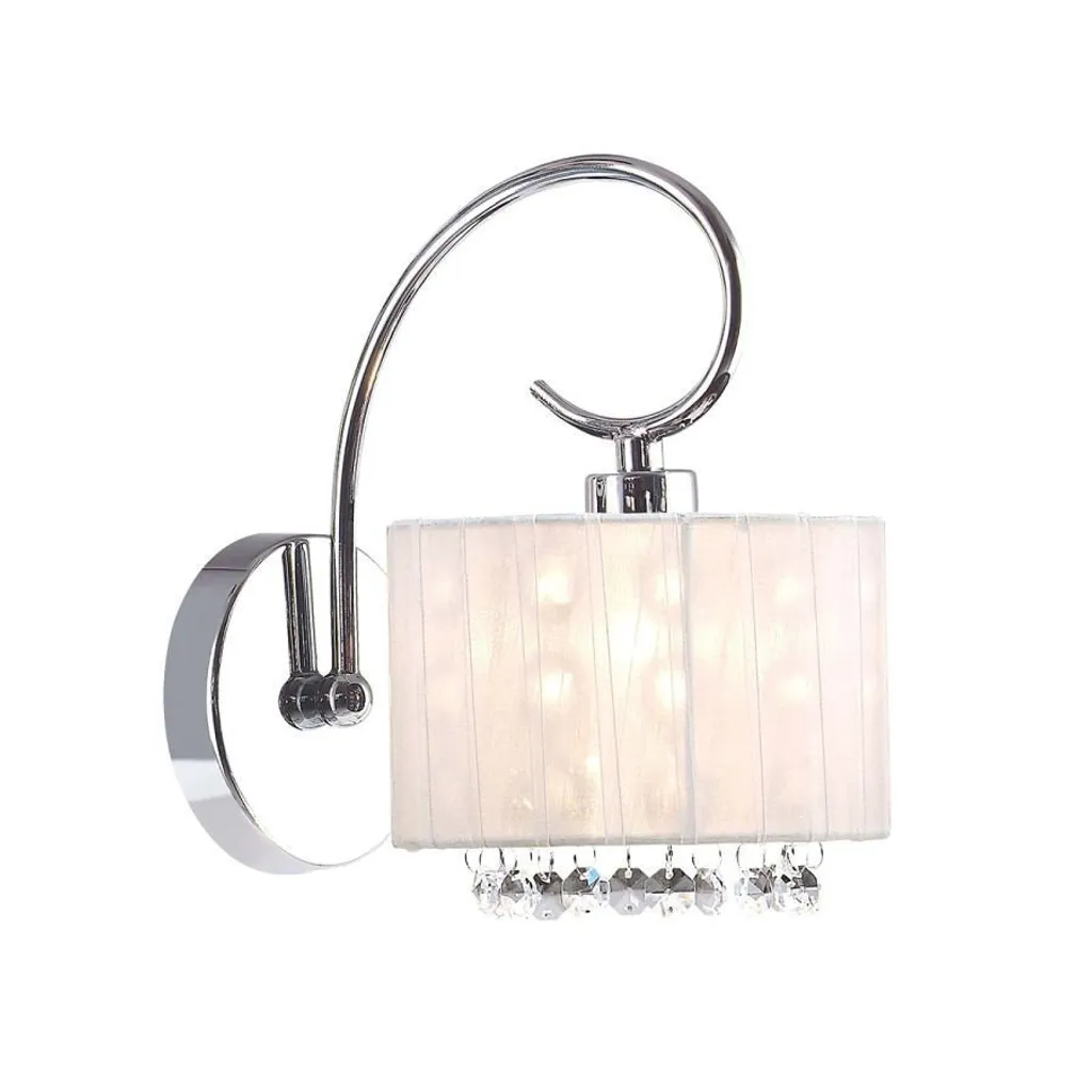 Italux Span MBM1583/1 WH | Lampada da Parete Moderna e Cristalli