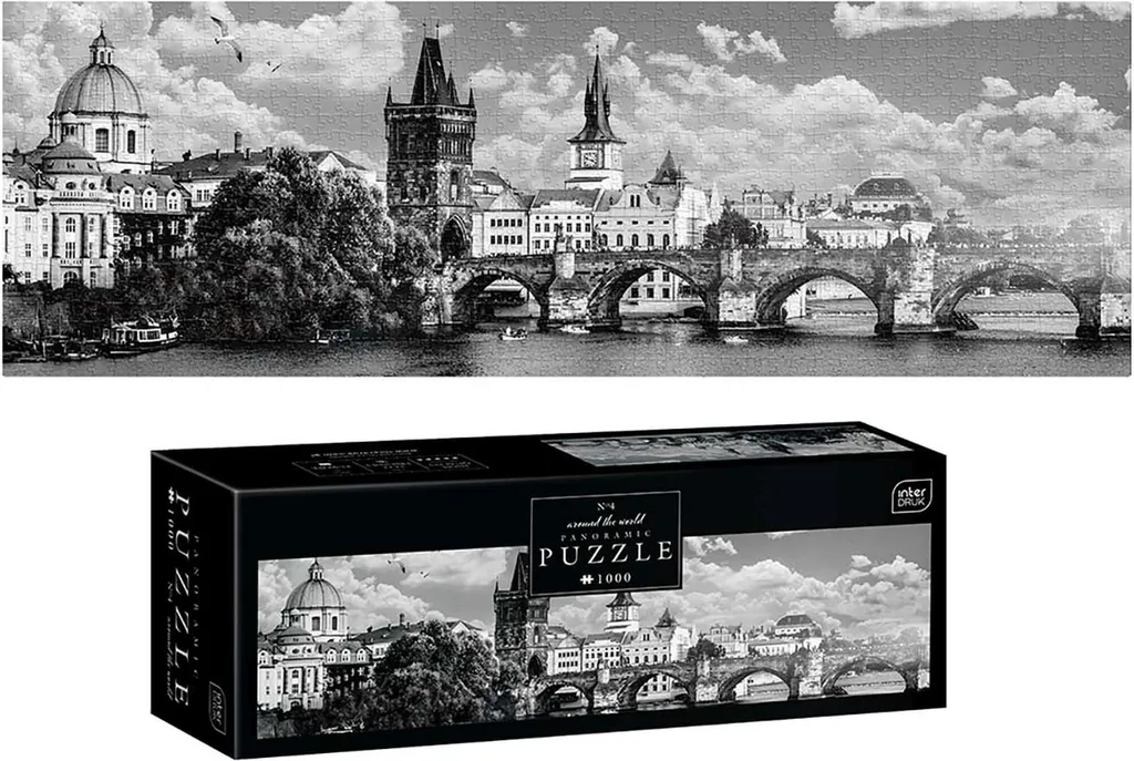 Puzzle 1000 pièces panoramique paysage du monde pour adultes 98cm