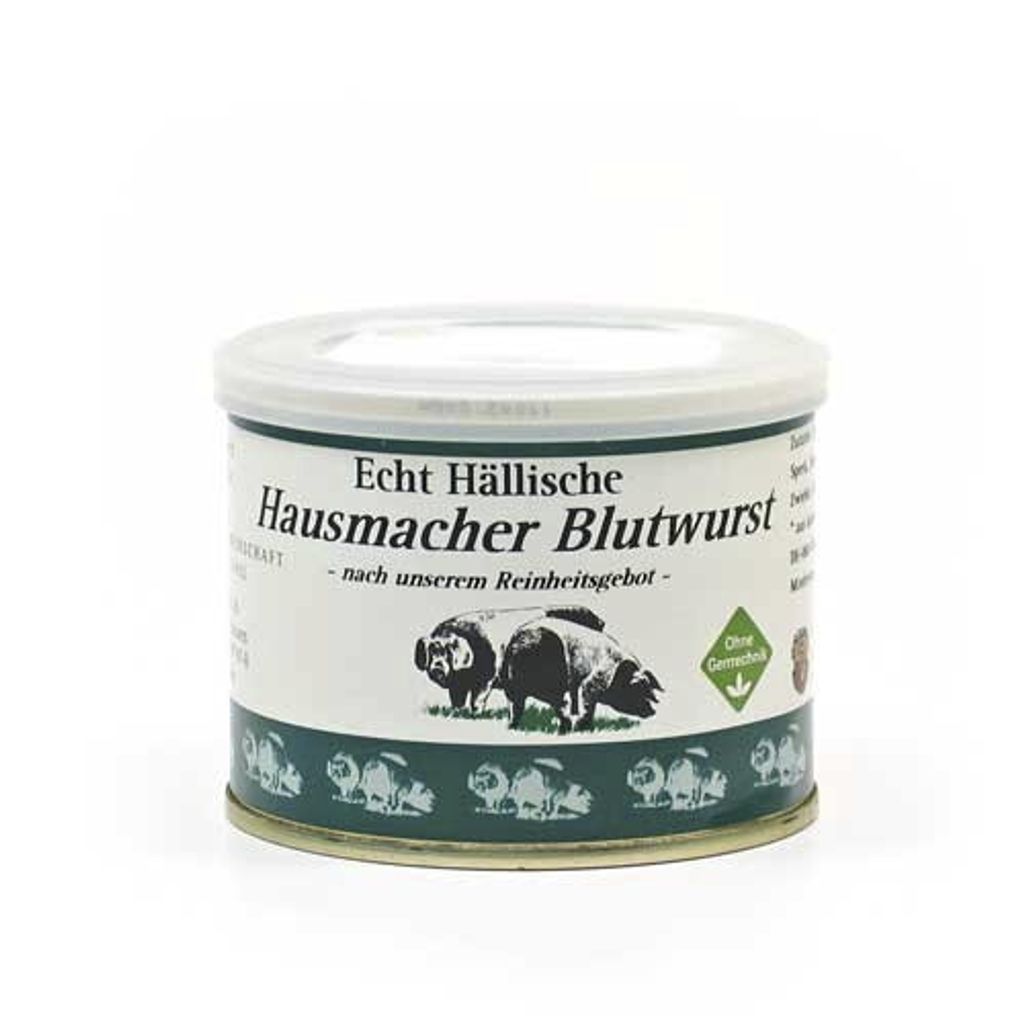 Echt Hällische Hausmacher Blutwurst von der BESH (200 g)