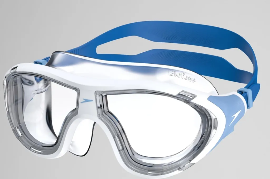 Lunettes de piscine masque Speedo Biofuse 2.0 avec vision panoramique bleu