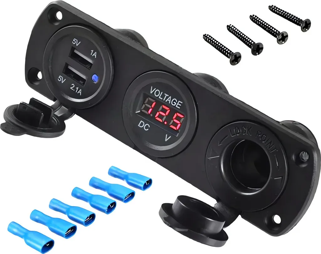 Strumento Combinato Pls37: Design Nautico e Voltmetro Alta Precisione