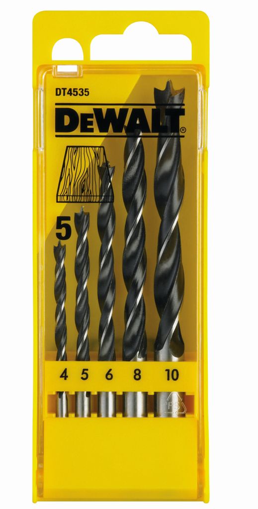 DeWalt Holzspiralbohrer-Set 5-tlg Produktbild 