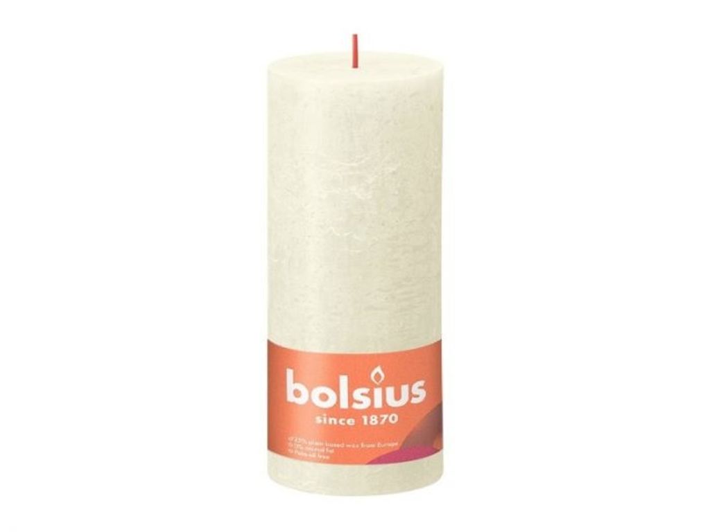 Sviečka Bolsius Rustikal Soft Pearl - 30 cm / ø 10 cm Obrázok produktu 