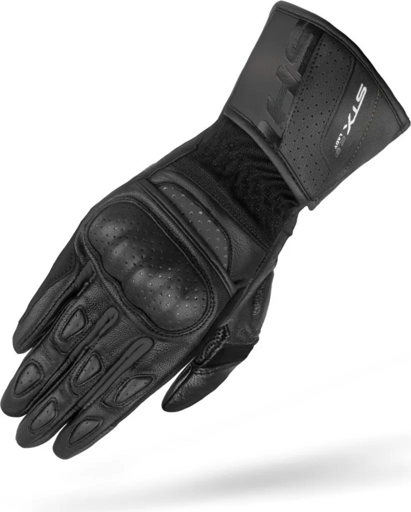 Gants Moto Mi-Saison Femme Shima STX 20 LADY pour Route et Ville Noir
