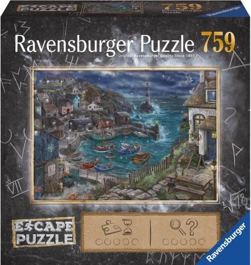 Escape Puzzle Leuchtturm, 759 Teile, 50 x 70 cm, Ravensburger, Escape Room Spiel, Ab 12 Jahren