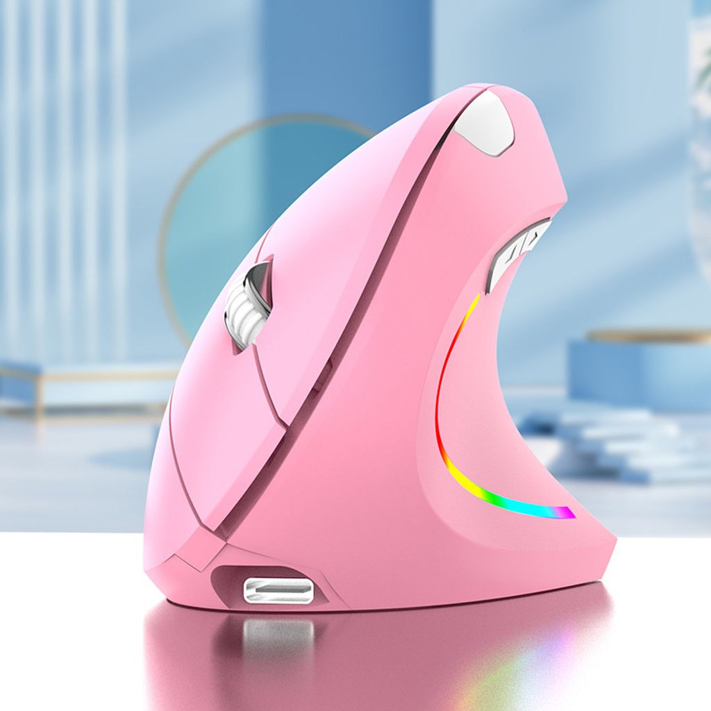 AIORBER 2.4G Wireless Vertikale Maus, mit RGB LED,USB-C Produktbild 