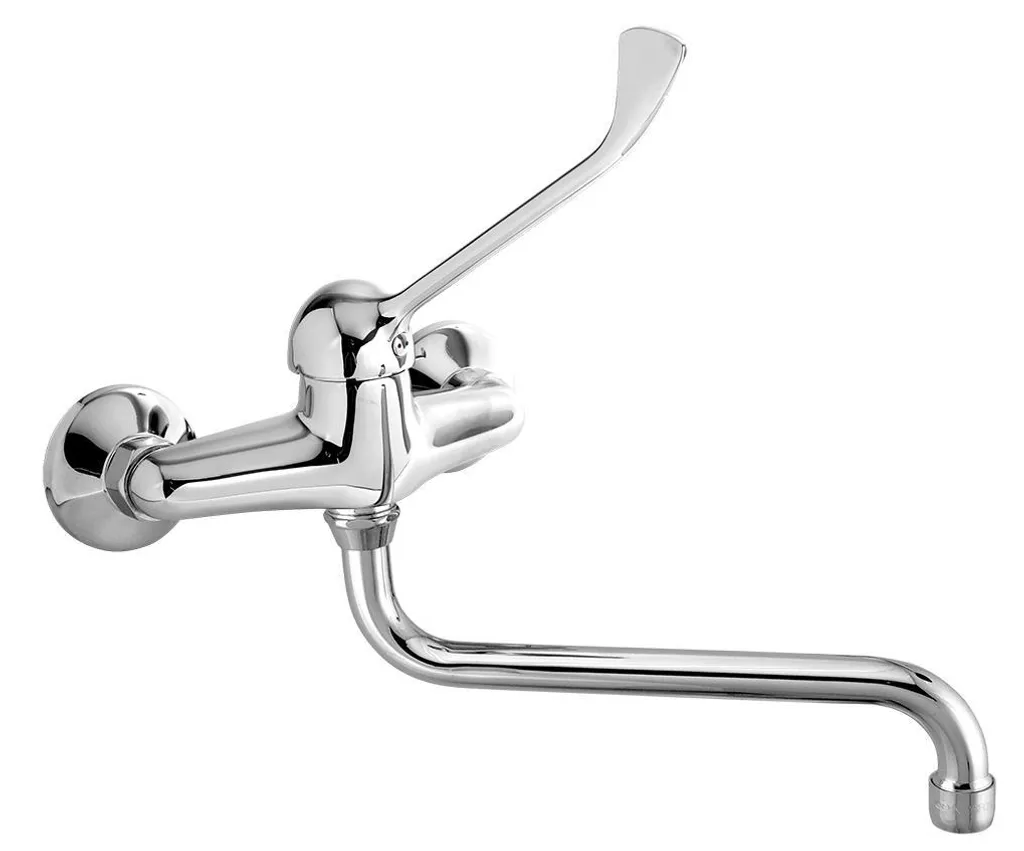 Rubinetto Leva Lunga Metalia 55 Miscelatore Lavello 150mm Cromo