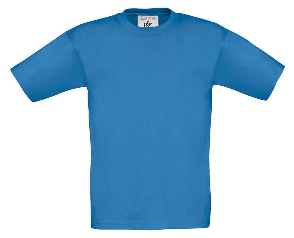 B&C - "Exact 150" T-Shirt für Kinder FK2562 (116) (Azurblau)