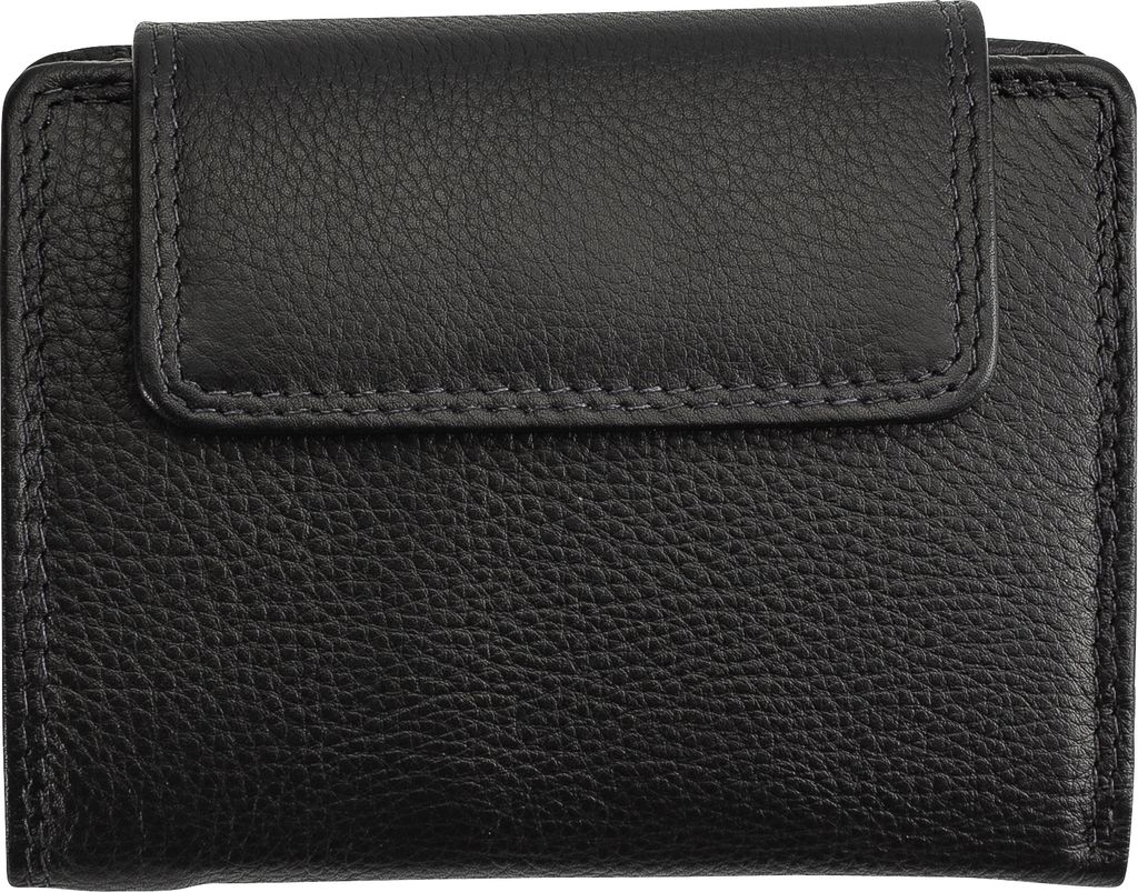 Josephine Osthoff Geldbörse Damen Portemonnaie klein KleinGeldbörse Herren slim Münzbörse Geldbeutel mit Münzfach echt Leder RFID-Schutz (938)