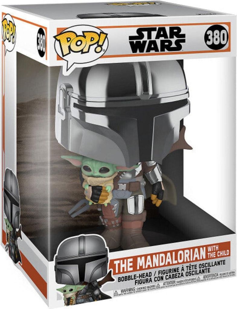Star Wars - The Mandalorian With The Child 380 - Funko Pop! Produktbild 