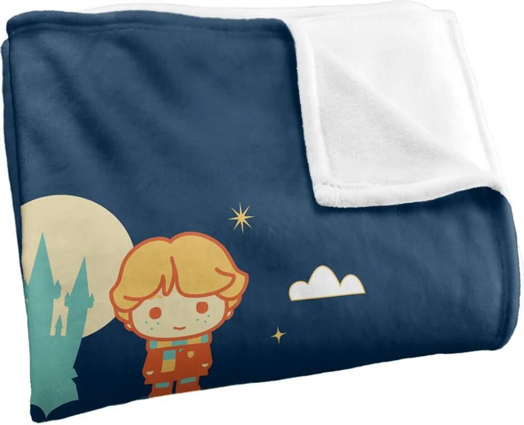 Couverture Harry Potter TV18556 Multicolore Style Chibi - Taille Unique
