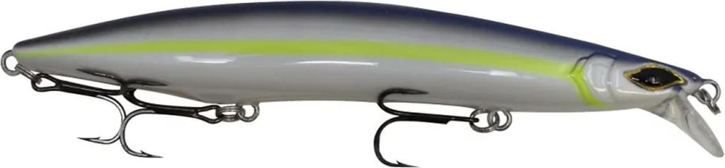 Seika Pro Wobbler Nightveit Junior 12,5cm 19g - Zanderwobbler, Farbe:Shiny Bleak
