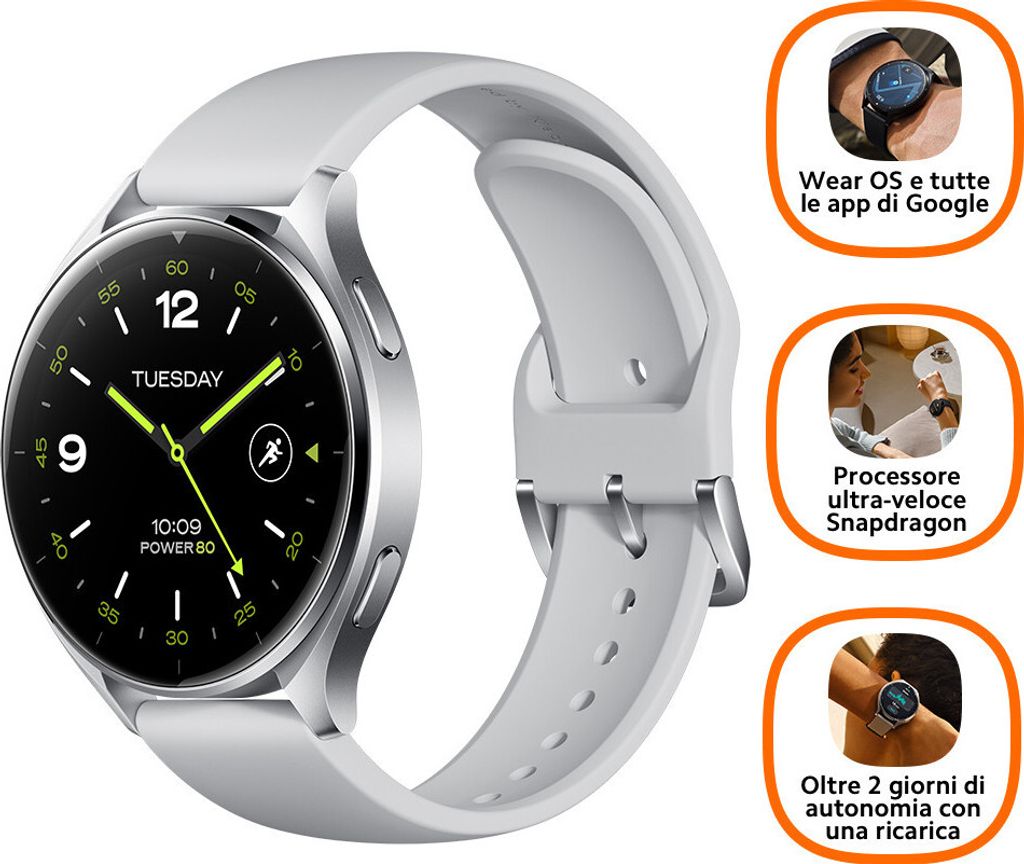 Smart hodinky Xiaomi Watch 2 strieborná farba 1,43" 46 mm Ø Obrázok produktu 7