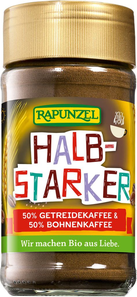 Halbstarker Instant - Getreide-/Bohnenkaffee 100g Produktbild 