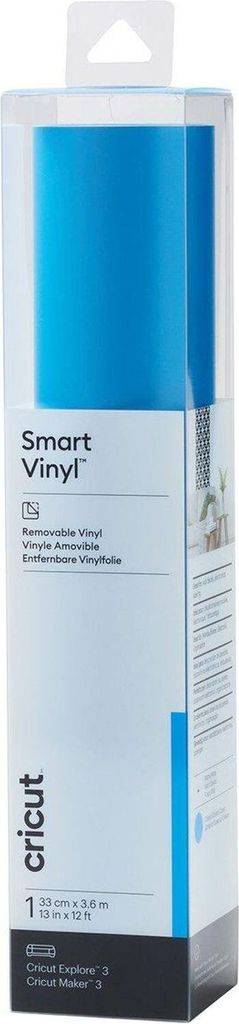 Cricut | Smart Vinyl abnehmbar 33x360cm Blau