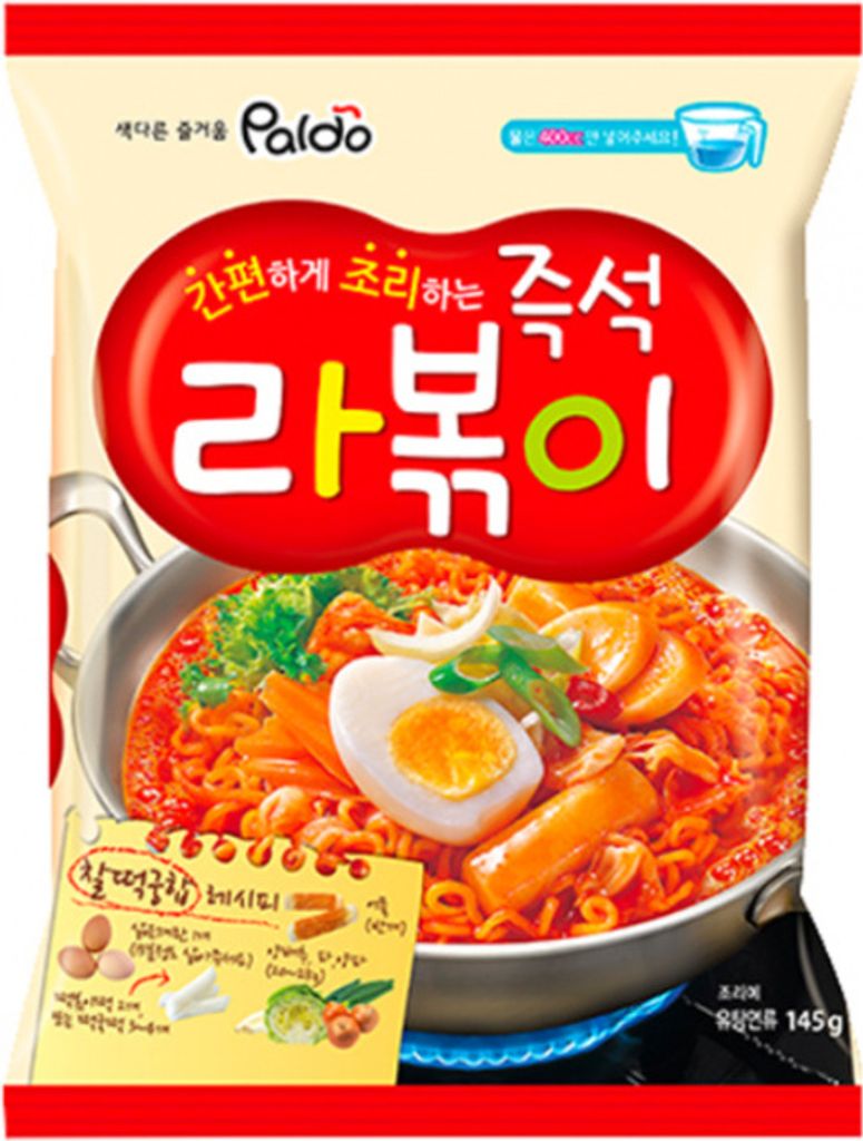 Paldo Instantnudeln Rabokki Hot & Spicy 135g Produktbild 