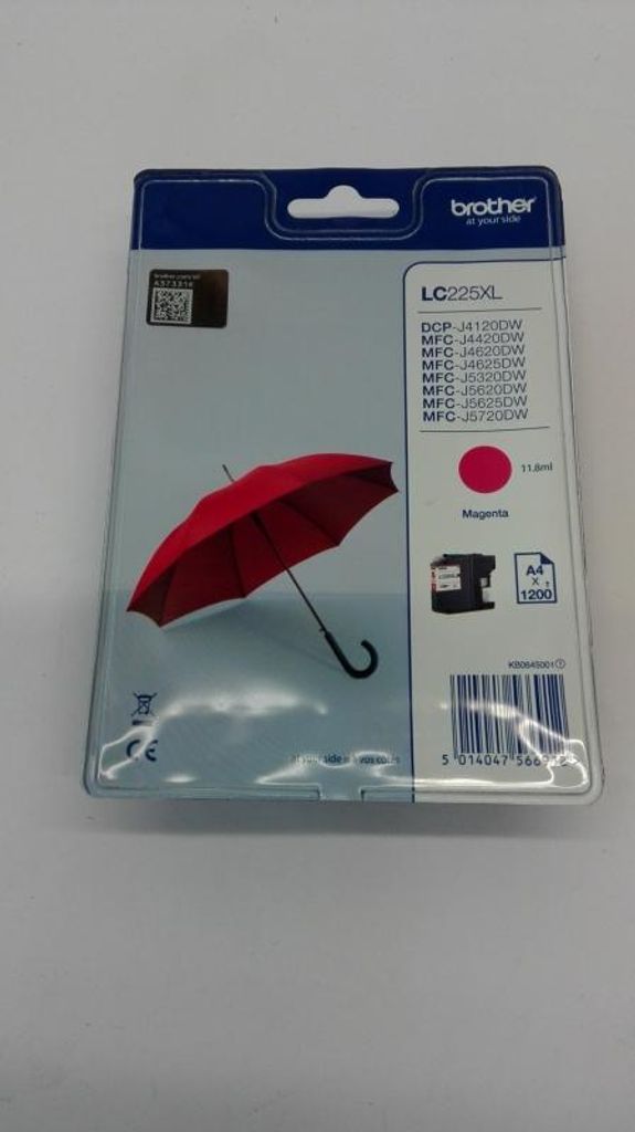 Brother LC225XLMBP, Purpurová, Inkoust na pigmentové bázi, Obrázek produktu 