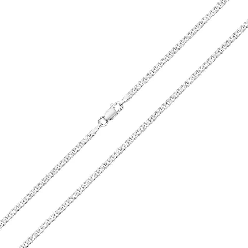 Chaine Femme Argent 925 pour Pendentif - Collier Maille 56cm 3mm Durable