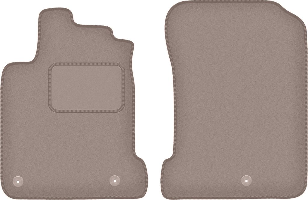 Autoteppiche vorne für: Renault Latitude Sedan (2010-2015) Beige