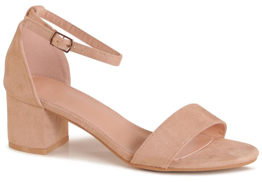 topschuhe24 3221 Damen Riemchen Sandaletten Velours, Farbe:Beige, Größe:39 EU