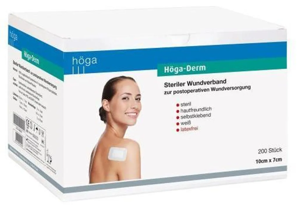 Pansement stérile Höga-Derm 7x10cm anti-irritation pour peaux sensibles