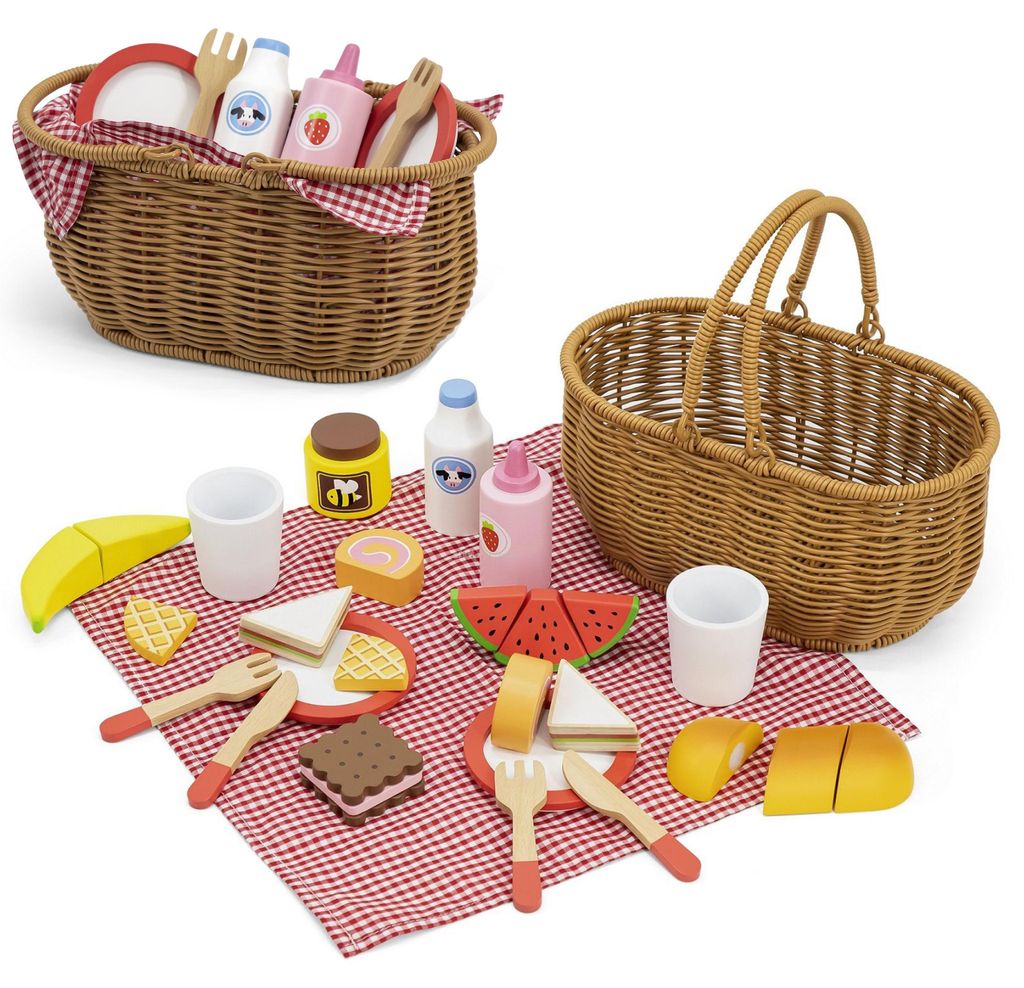 VIGA Set da picnic in legno 30 el. Immagine del prodotto 