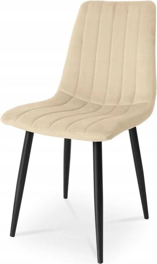Ekspand LR-2023 Beige: Sedia Design in Tessuto per Soggiorno Moderno