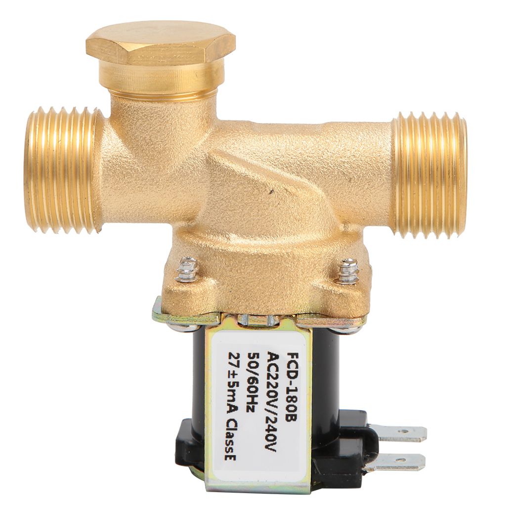 Magnetventil, Messing-Magnetventil, elektromagnetisches Ventil, normal geschlossenes Magnetventil, G1/2-Magnetventil
