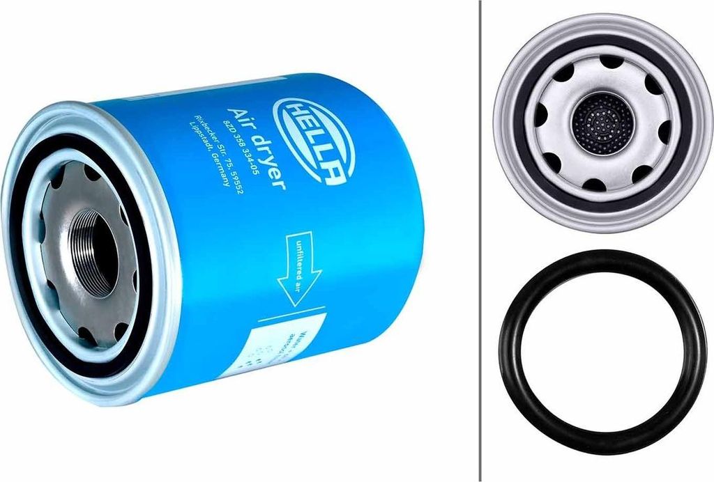Lufttrocknerpatrone mit Filter M41x1.5-6H Ø 110 mm HELLA für u.a. DAF CF