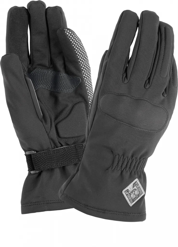 Gants d'hiver pour femmes gants moto imperméables Lady Hub 2G Noirs