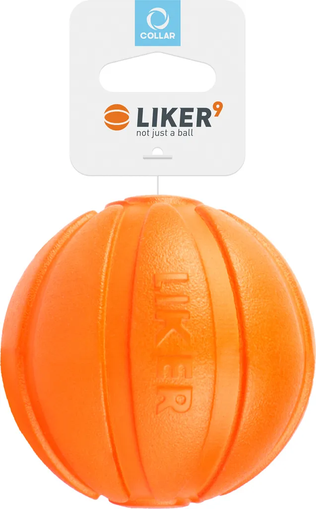 Balle pour chien ultralégère orange 9cm flottante pour le dressage