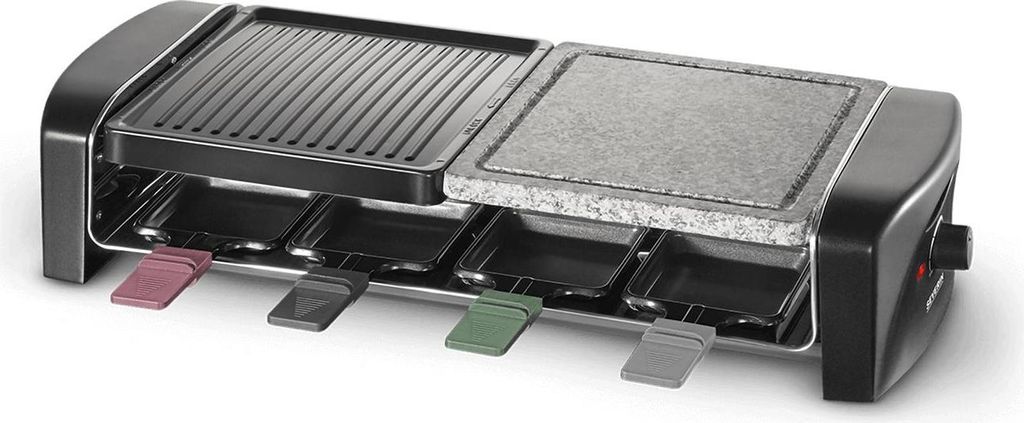 Raclette Grill Naturgrillstein SEVERIN RG 9645 ca. 1400 W 8 Produktbild 