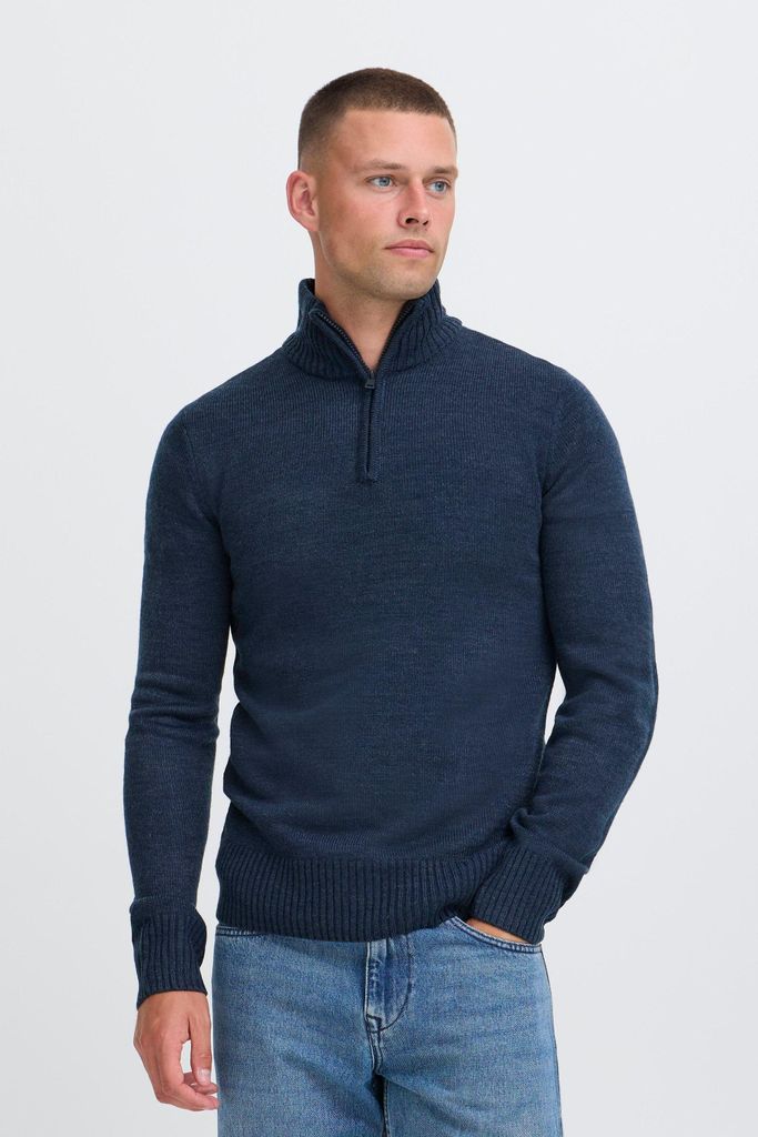Blend BHRyce Herren Strickpullover Troyer Feinstrick Pullover regular fit