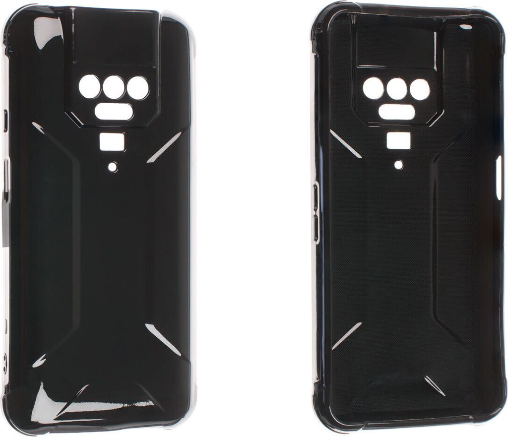 caseroxx Schutz-Hülle TPU-Hülle kompatibel mit Cubot KingKong 8, Gummi Handy Tasche schwarz