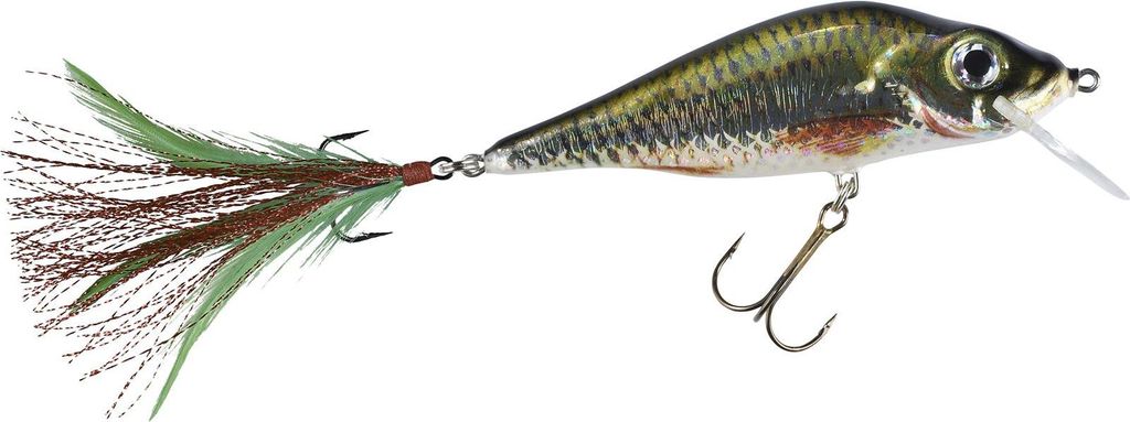 Balzer MK Adventure Wobbler Räuberhappen Farbe Rotauge Gewicht 14g Länge 9cm