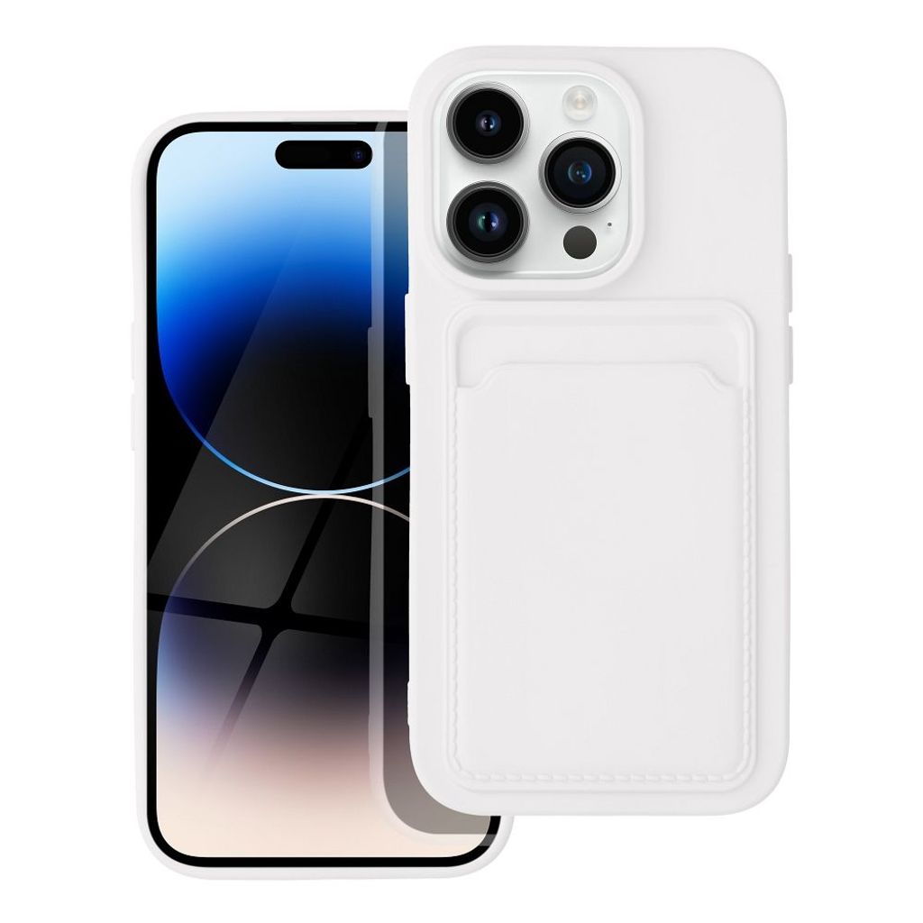 CARD Case passend für IPHONE 14 PRO weiss