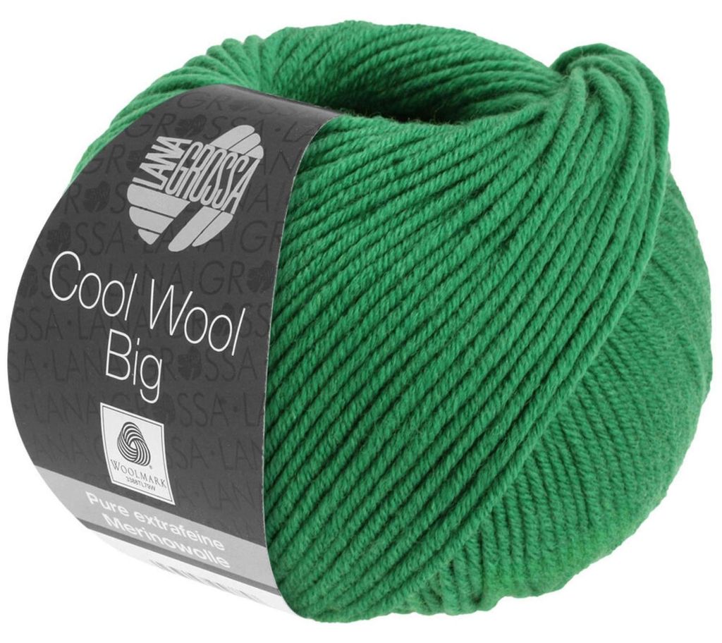 Lana Grossa - Cool Wool Big 0939 dunkelgrün Produktbild 