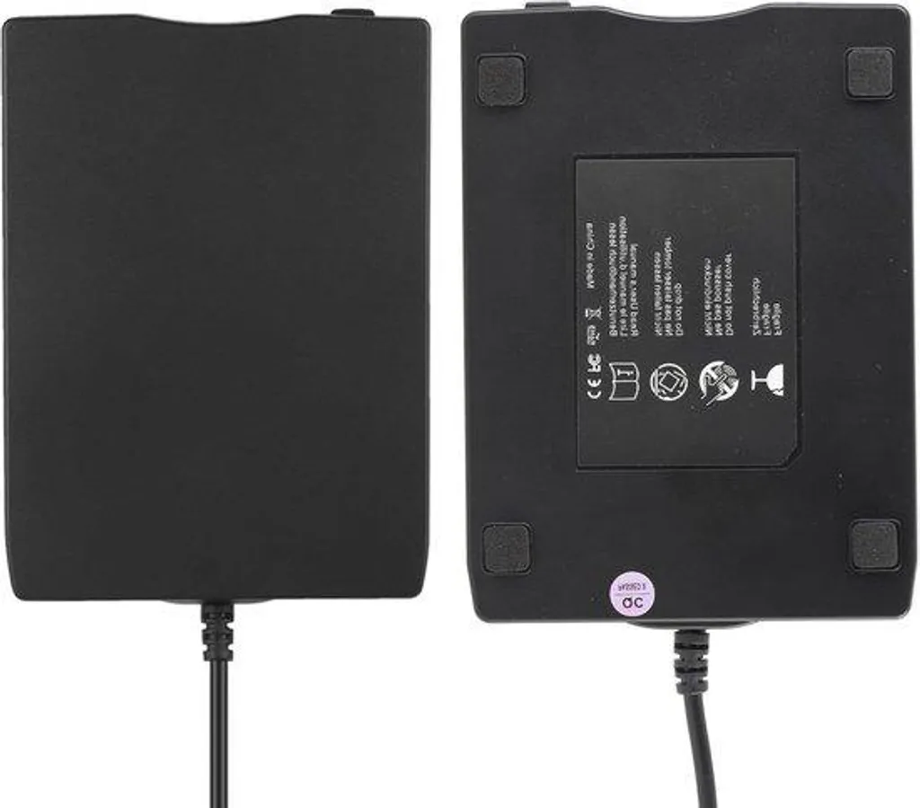 Lecteur de disquettes 3,5 pouces USB haute densité 1.44Mo noir universel