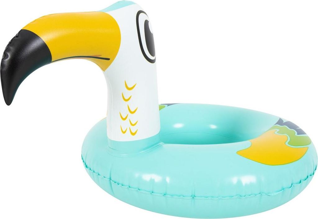 Sun Club Schwimmring „Tukan“ 55 cm (Modell 35187) – aufblasbarer Kinder-Badering aus PVC, bunt – für Pool/Strand/See – ab 4–8 Jahren, ...