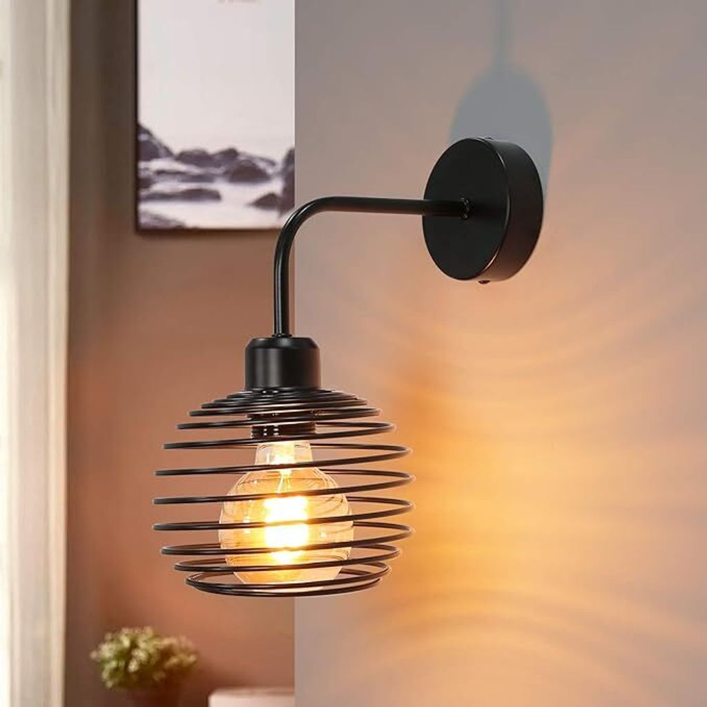 ZMH lampa ścienna kinkiet lampa ścienna vintage retro Zdjęcie produktu 