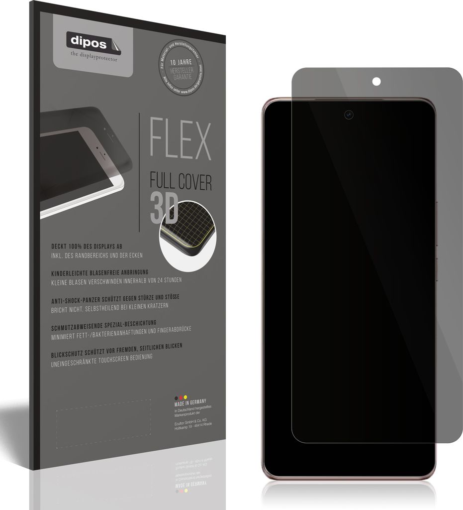 Full Cover Privacy Blickschutzfolie für Vivo V50e Folie Anti-Shock