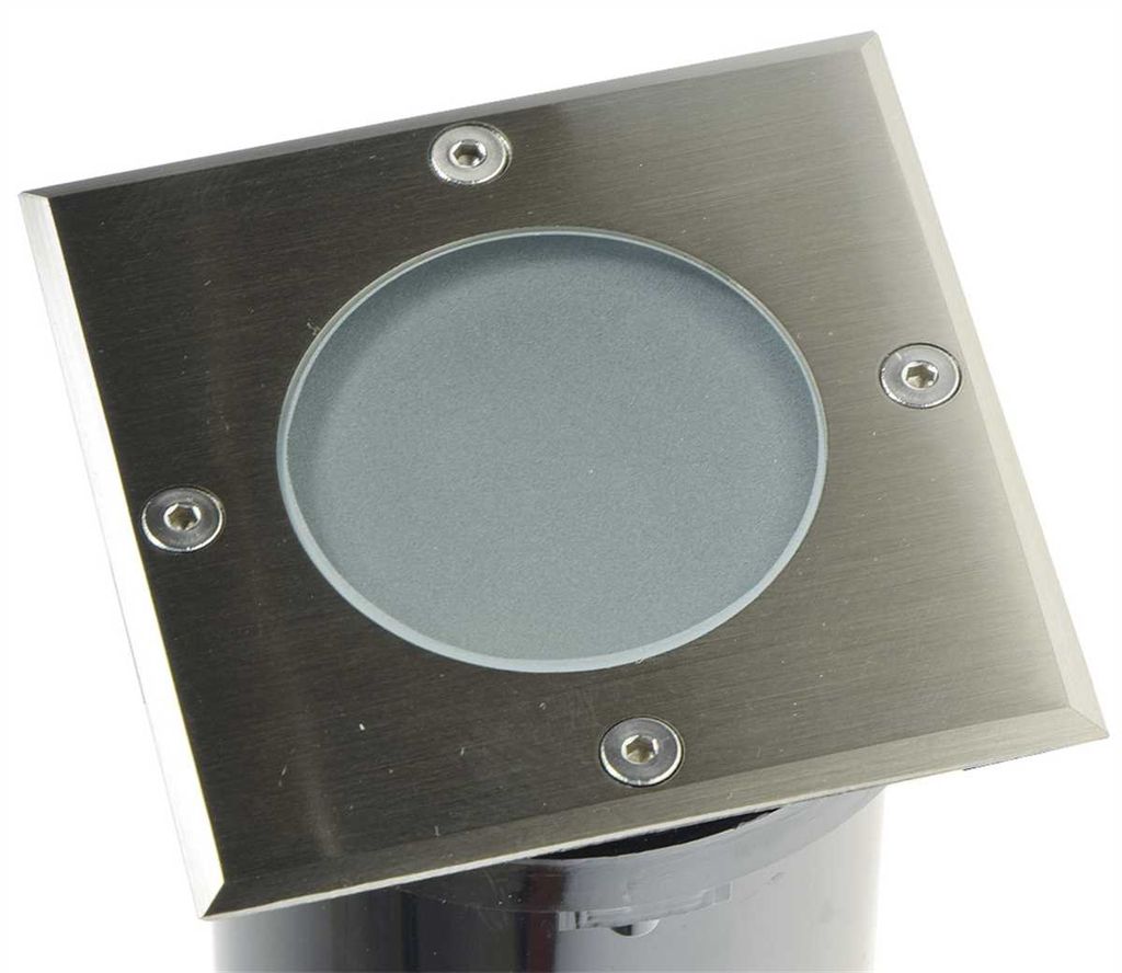 ChiliTec Bodenleuchte BEL Uni Q 10x10x14cm, IP65, GU10 Produktbild 