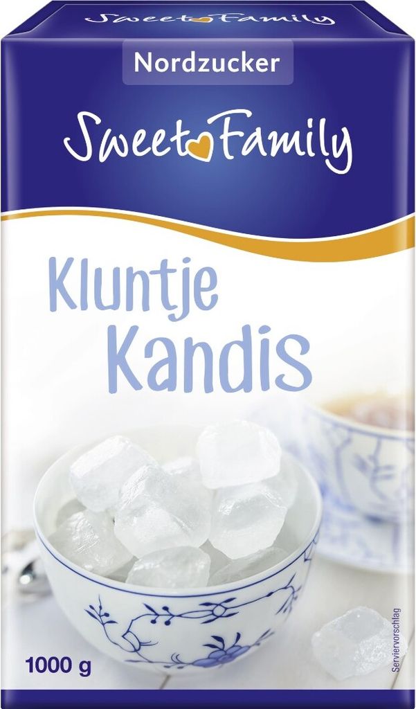 Sweet Family Nordzucker Kluntje Kandis 1kg Produktbild 