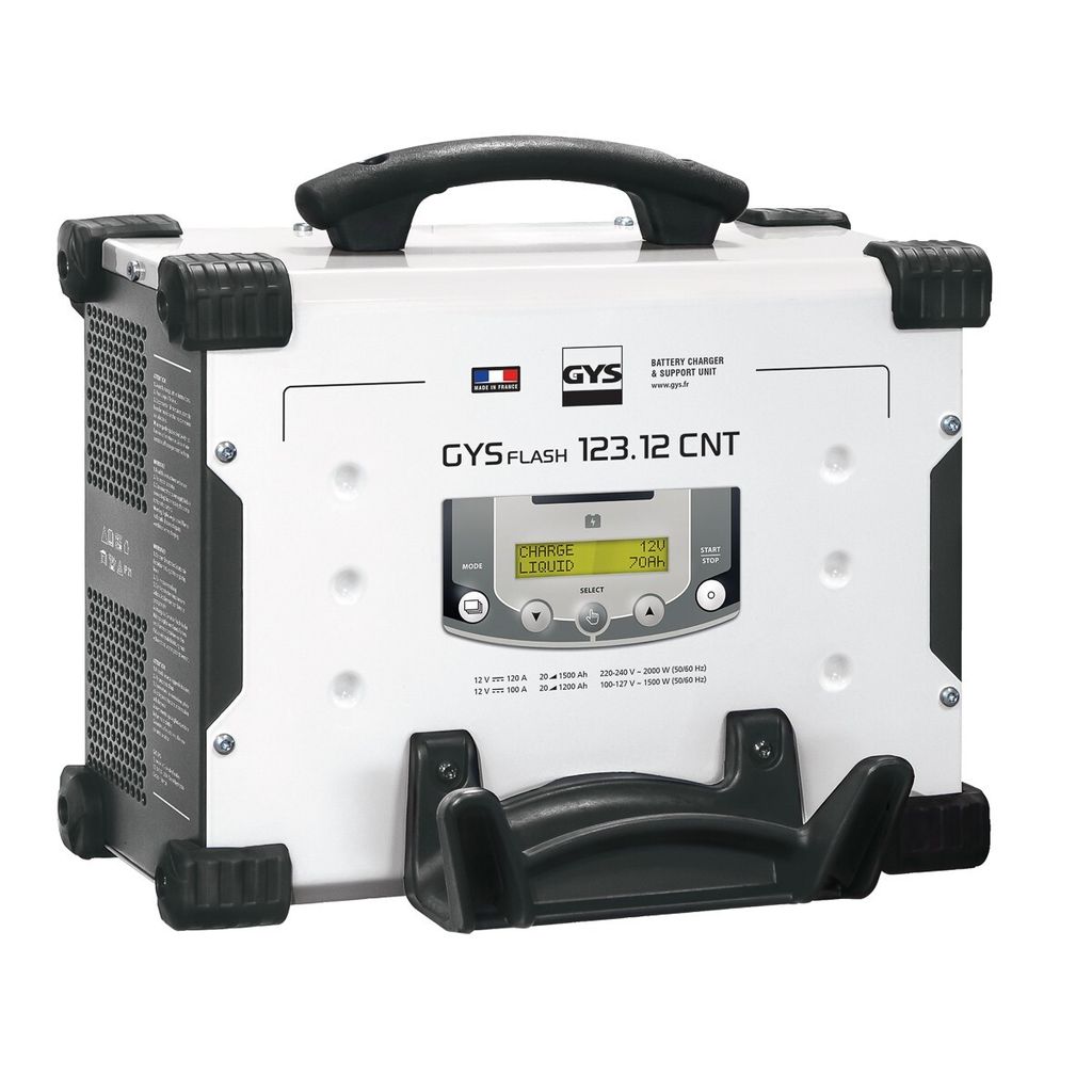 GYS GYSFLASH, 123.12 CNT FV Autobatterie Ladegerät Batterieladegerät 12V für KFZ