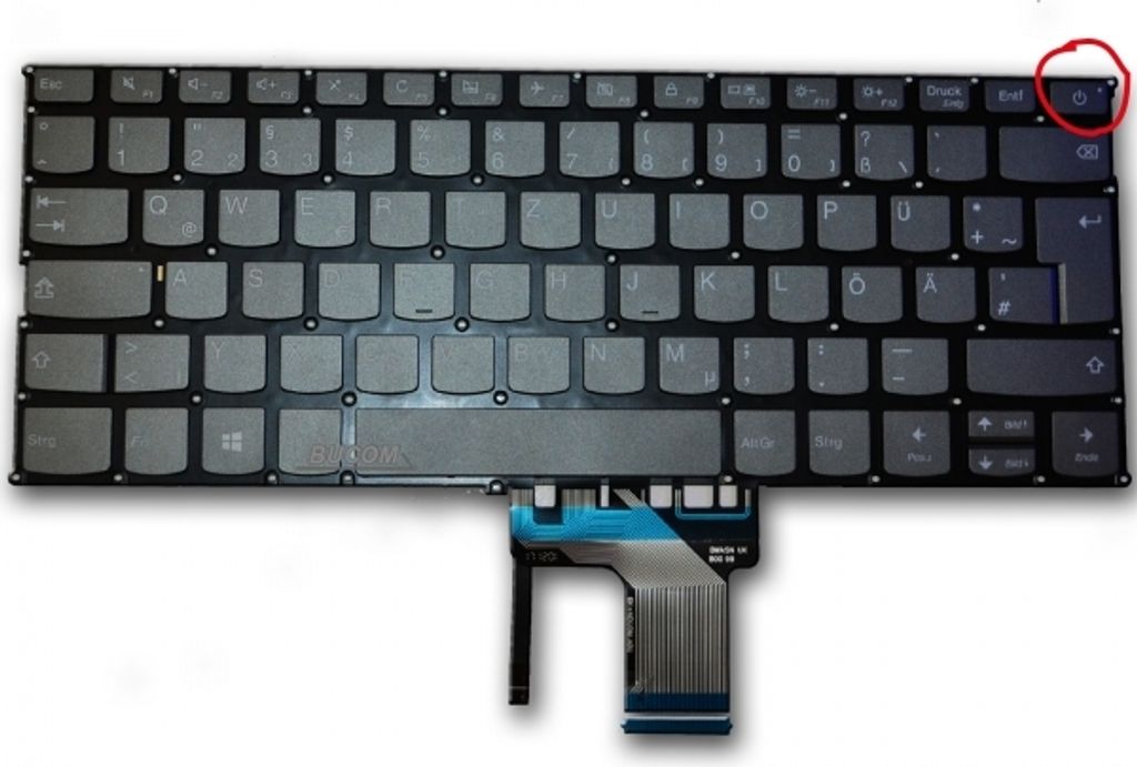 Tastatur für Lenovo Ideapad 320S-13IKB 720S-14IKB K42-80 V720S-14IKB V720-14IKB V720-14ISE deutsch mit Backlight