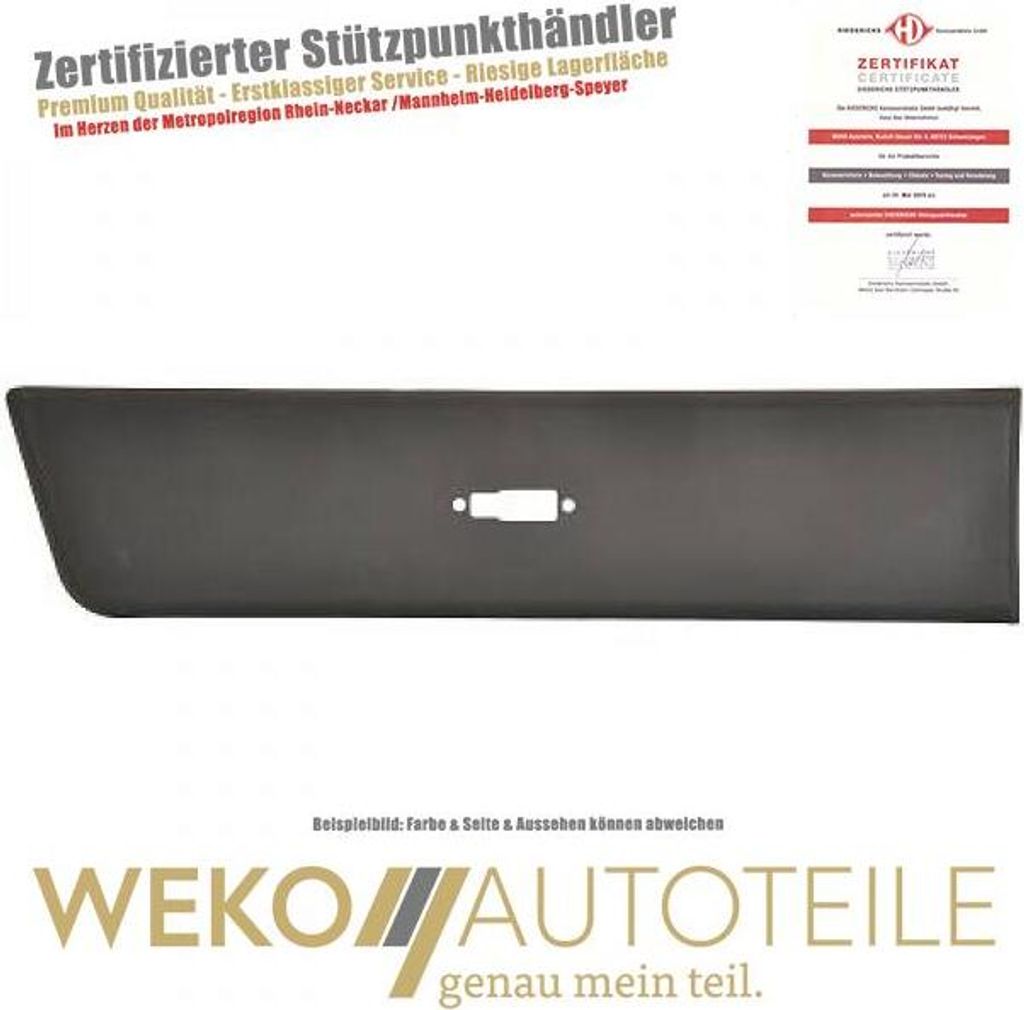 Zier Schutzleiste Seitenwand hinten links DIEDERICHS 3484365 für CITROËN