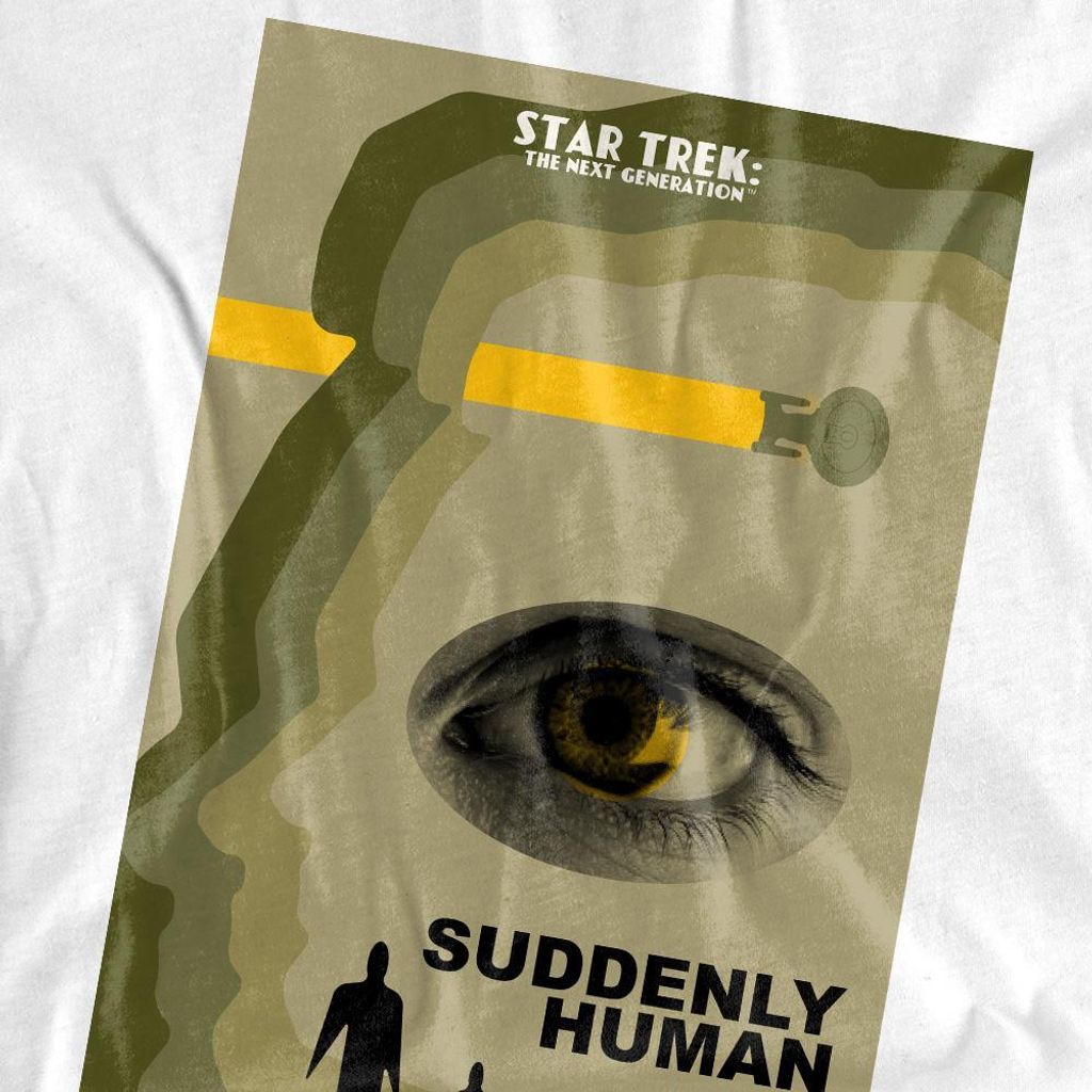 Star Trek - "The Next Generation Season 4 Episode 4" T-Shirt für Herren/Damen Uni TV9941 (M) (Weiß)